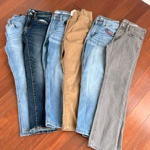 6 pairs of boys size 8 pants